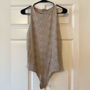 gaze Leopard Print Sleeveless Top